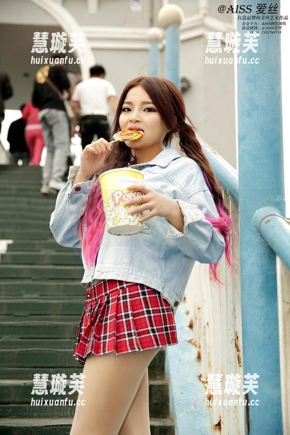 AISS爱丝(钻石版) - 松果儿的校服写真，又是哪场‘学霸’的新秀表演？
